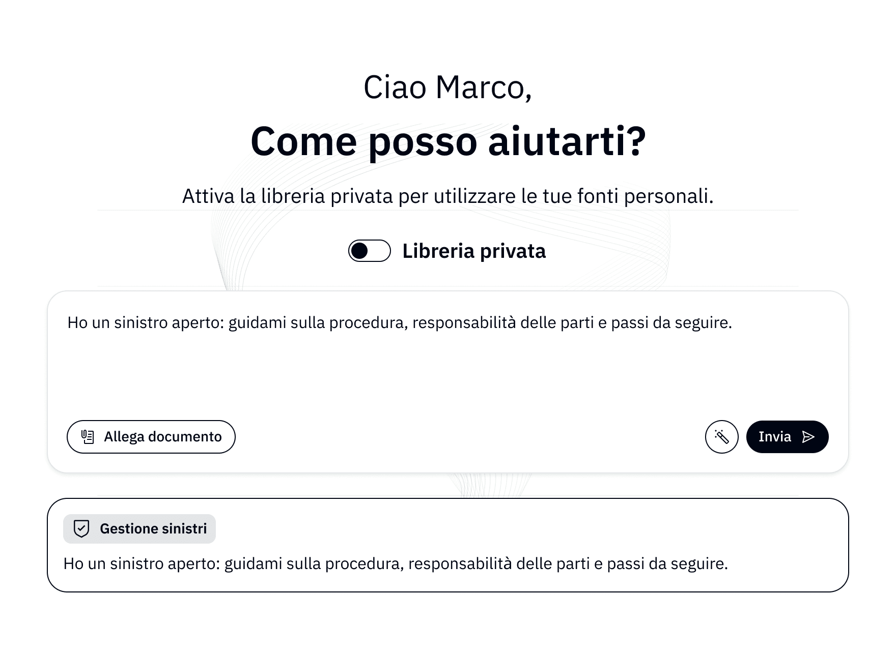 Check e Analisi sinistro