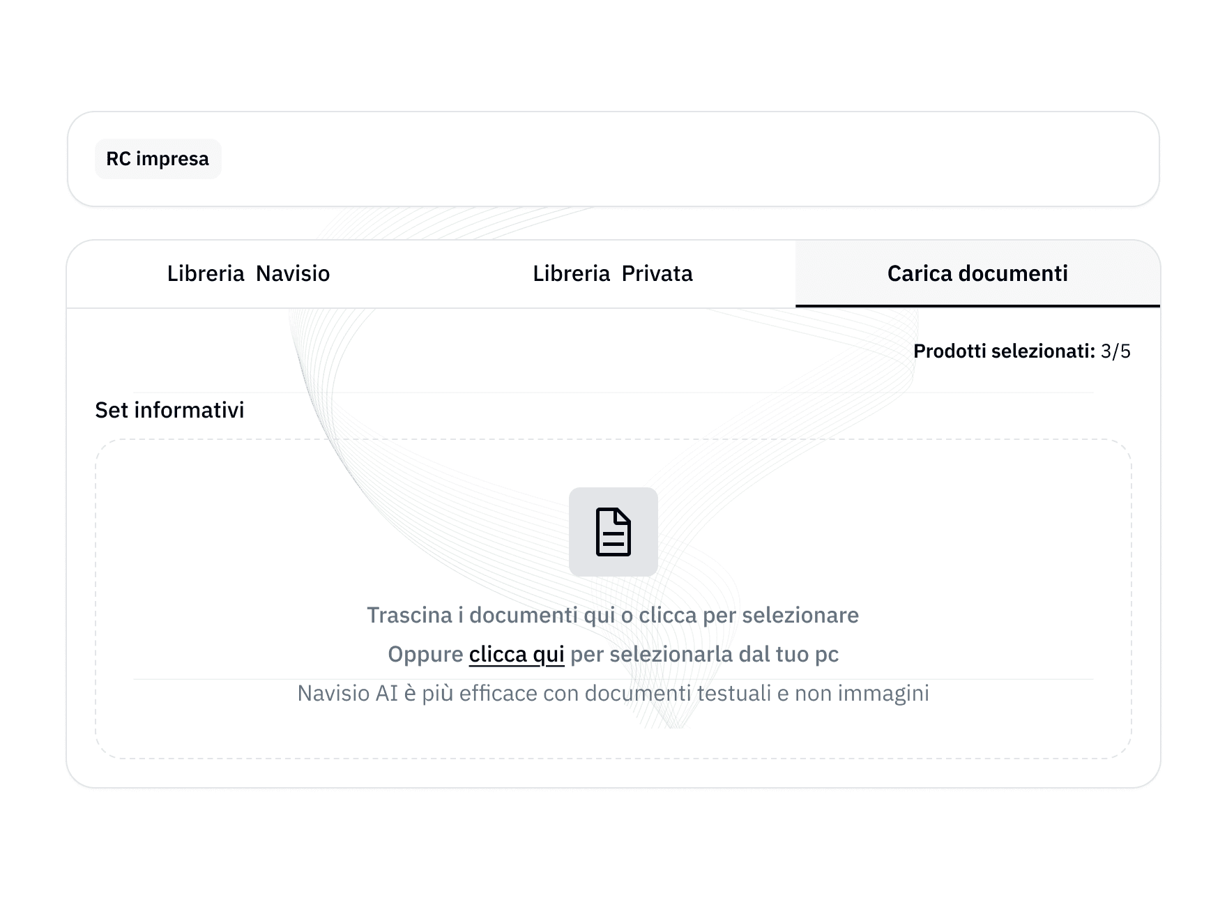 Confronto mirato dei Set Informativi